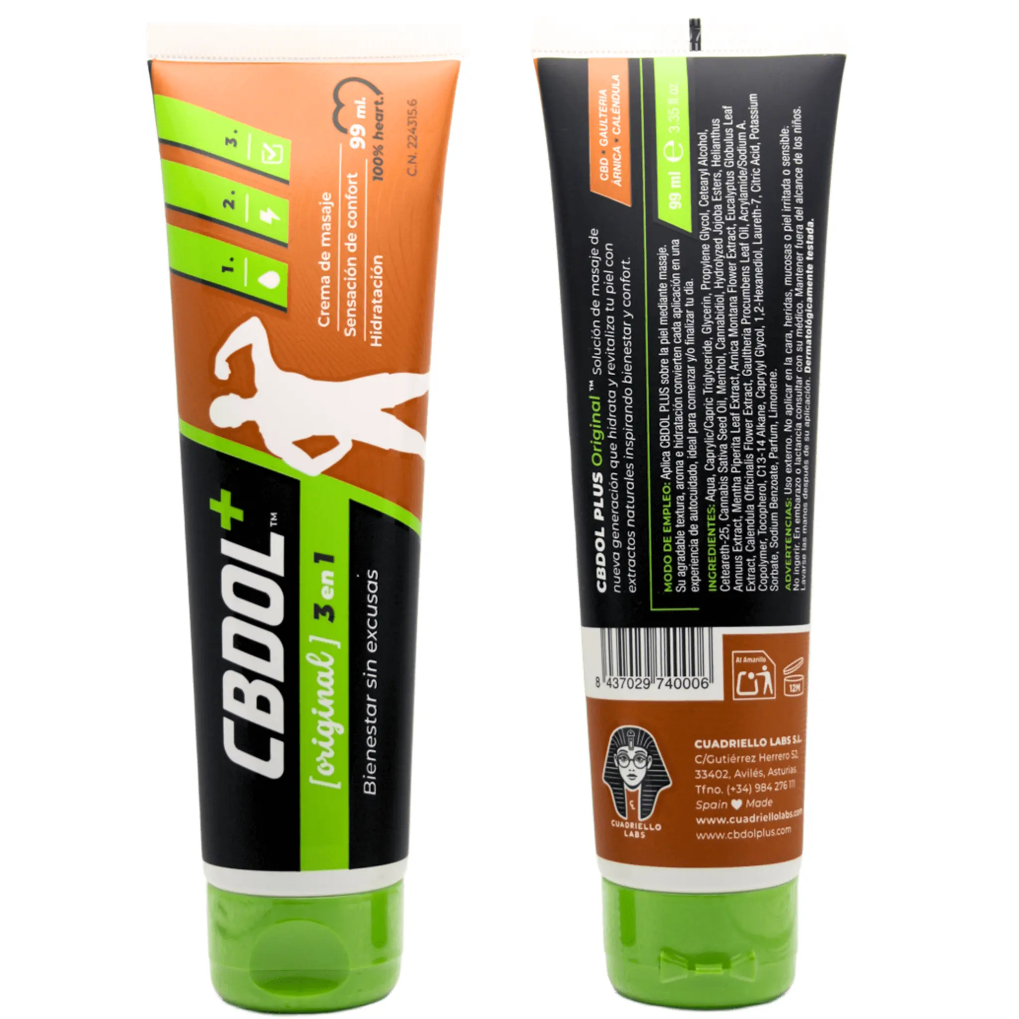 CBDOL PLUS Pack Esencial - Vista trasera