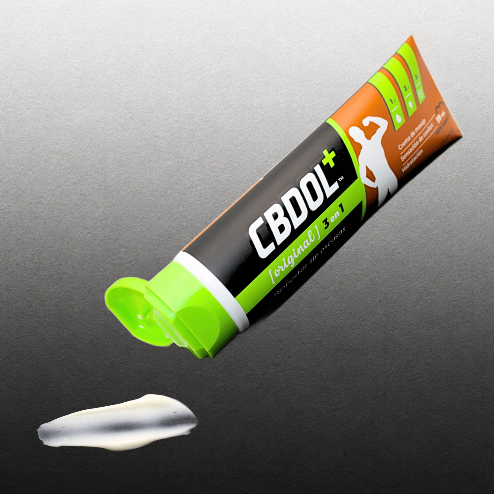 CBDOL PLUS Original - Envase y textura de la crema